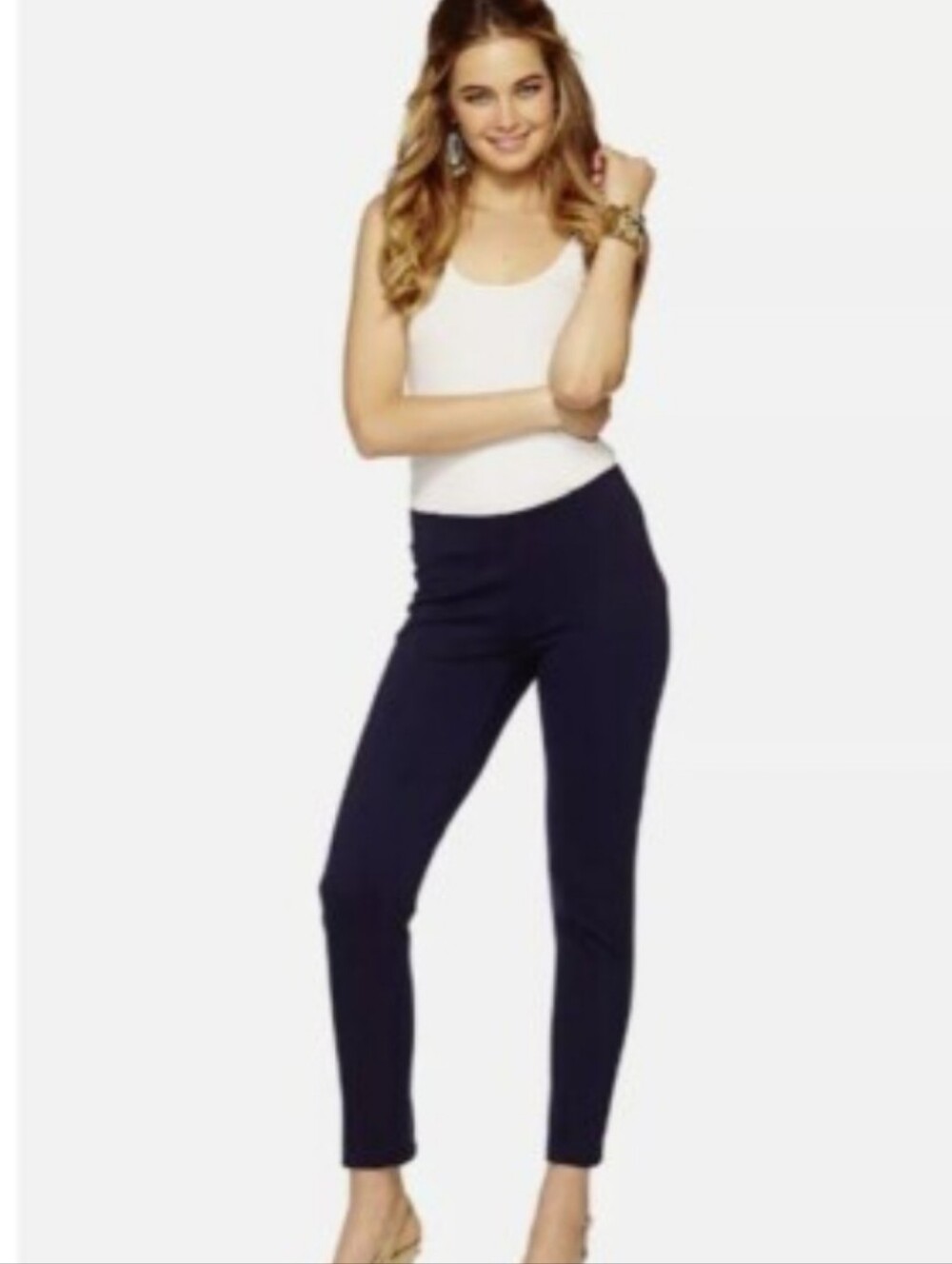 Lilly Pulitzer Navy Slim Ponte Pants C5
